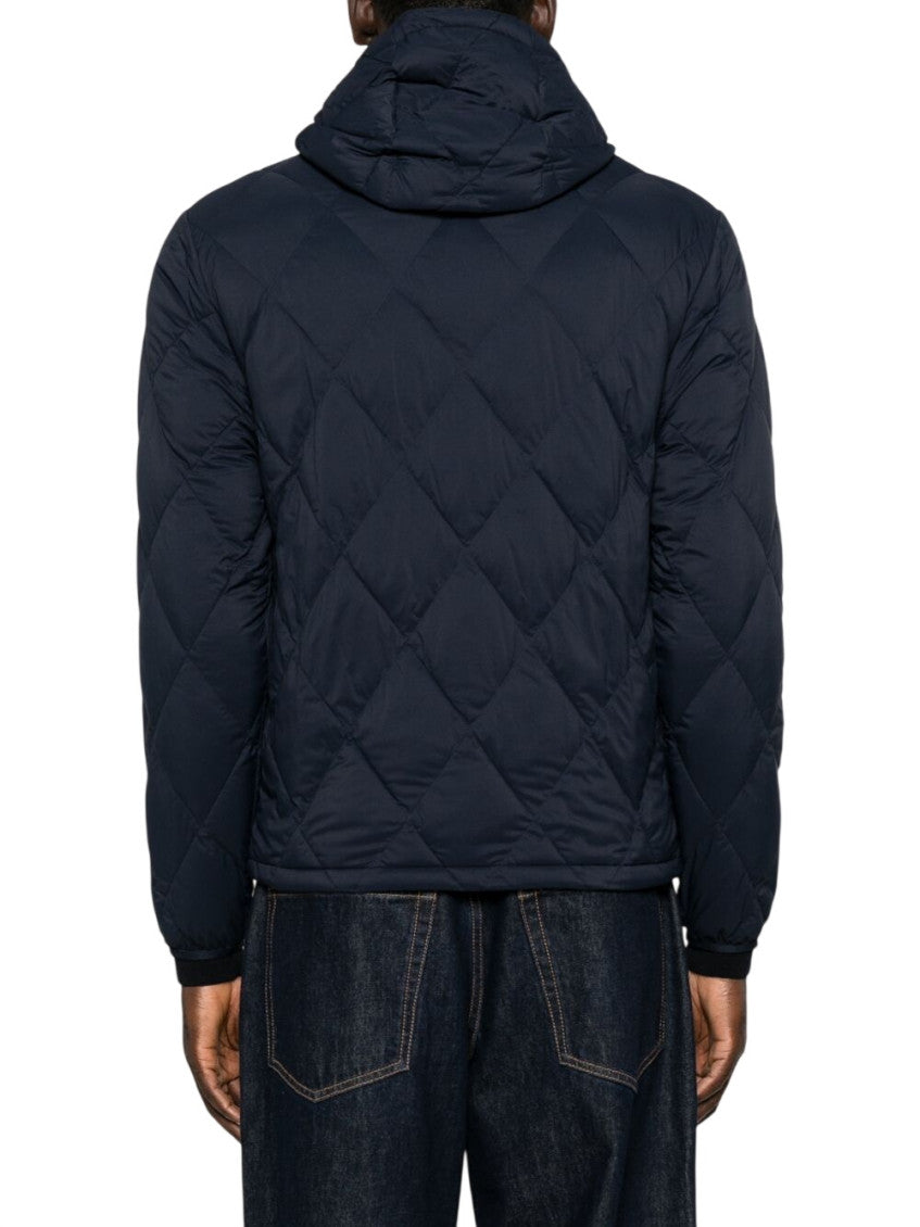 Navy Blue Hood Jacket 3