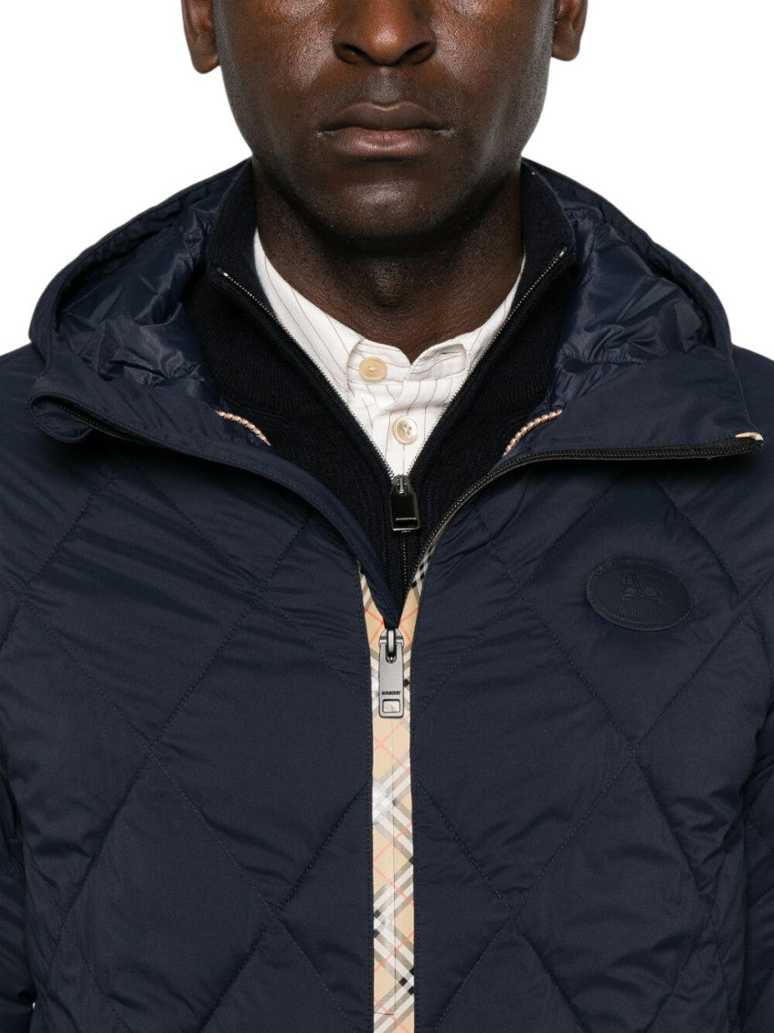 Navy Blue Hood Jacket 4