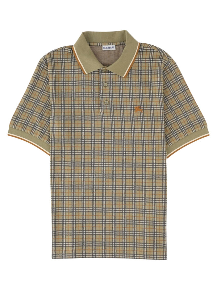 Green Plaid Regular Polo 1