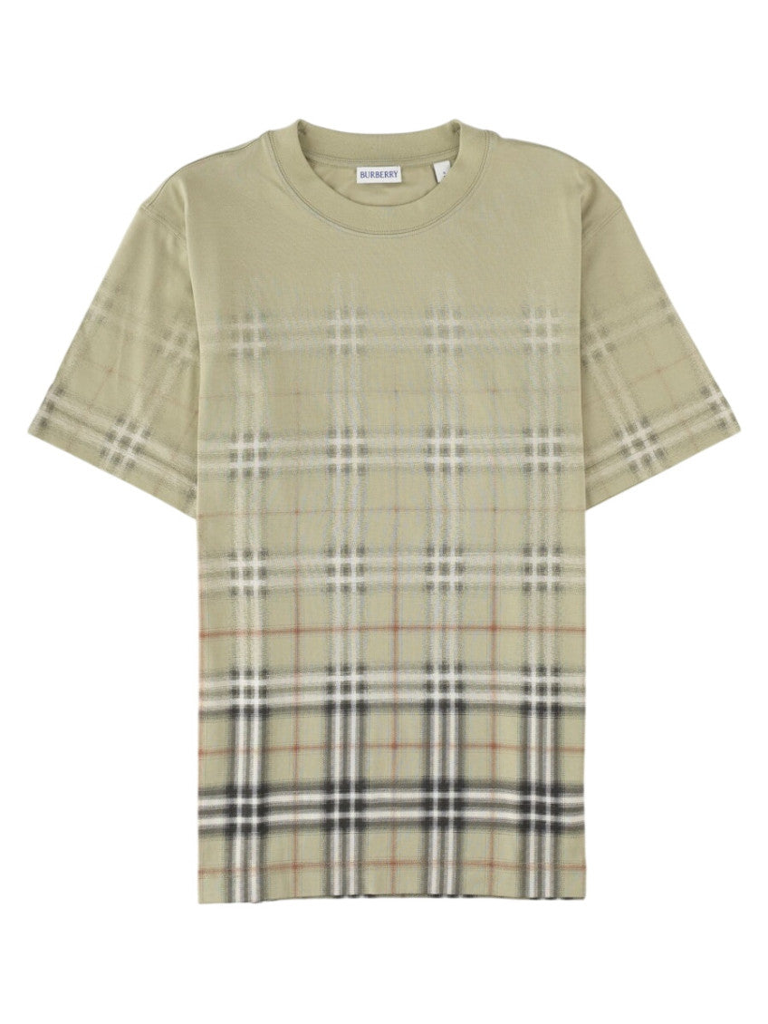 Green Relaxed Check T-Shirt 1