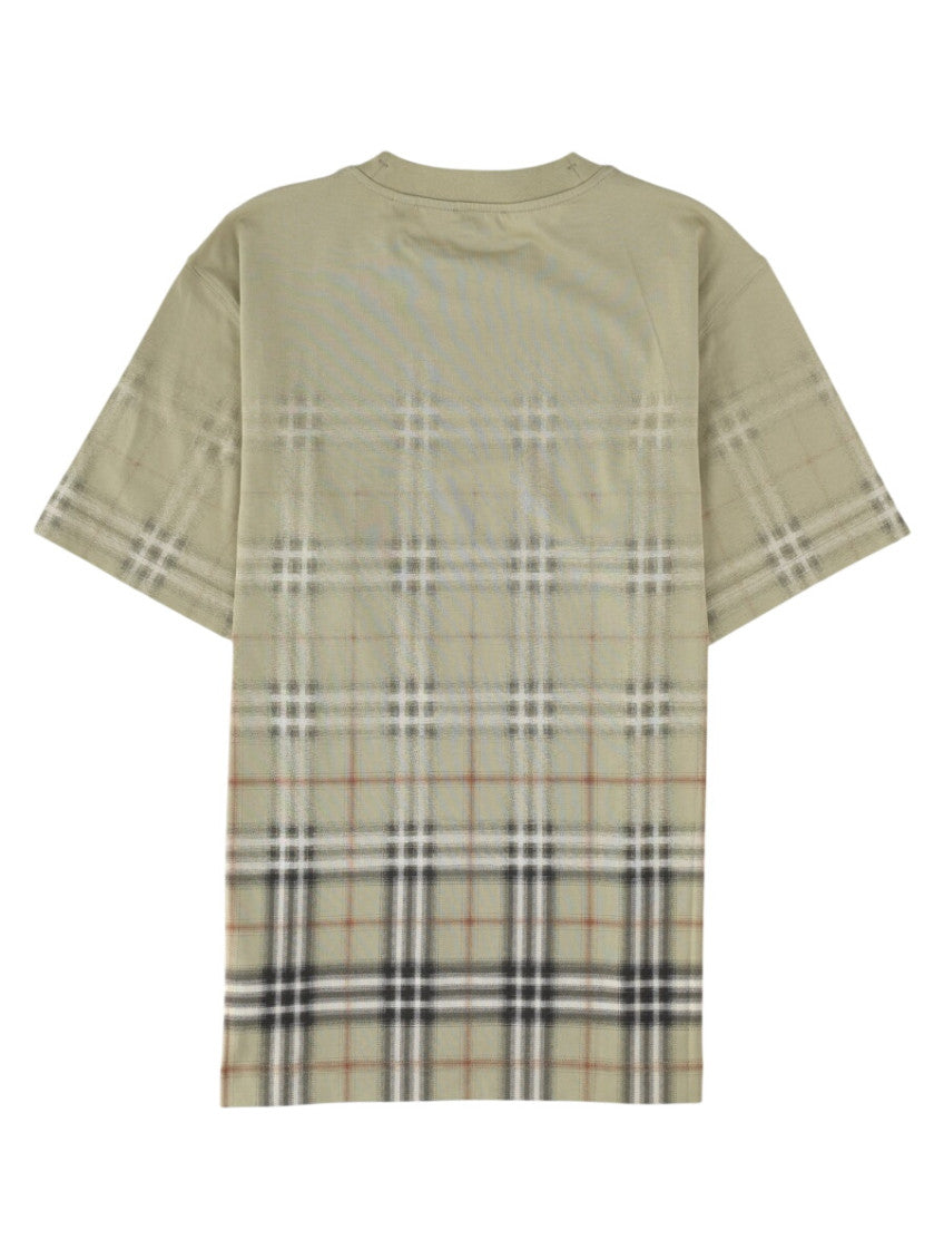 Green Relaxed Check T-Shirt 2