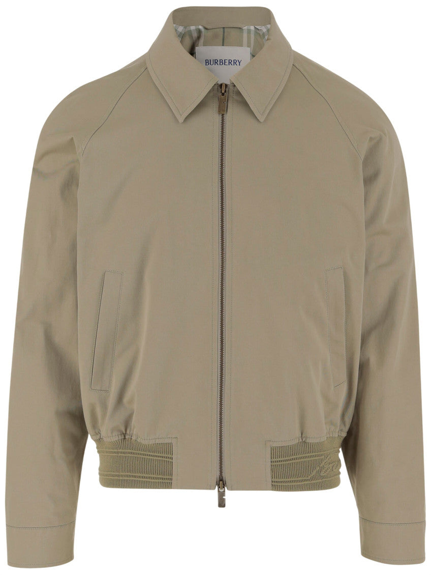 Beige Shirt Collar Jacket 1
