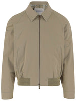 Beige Shirt Collar Jacket 1
