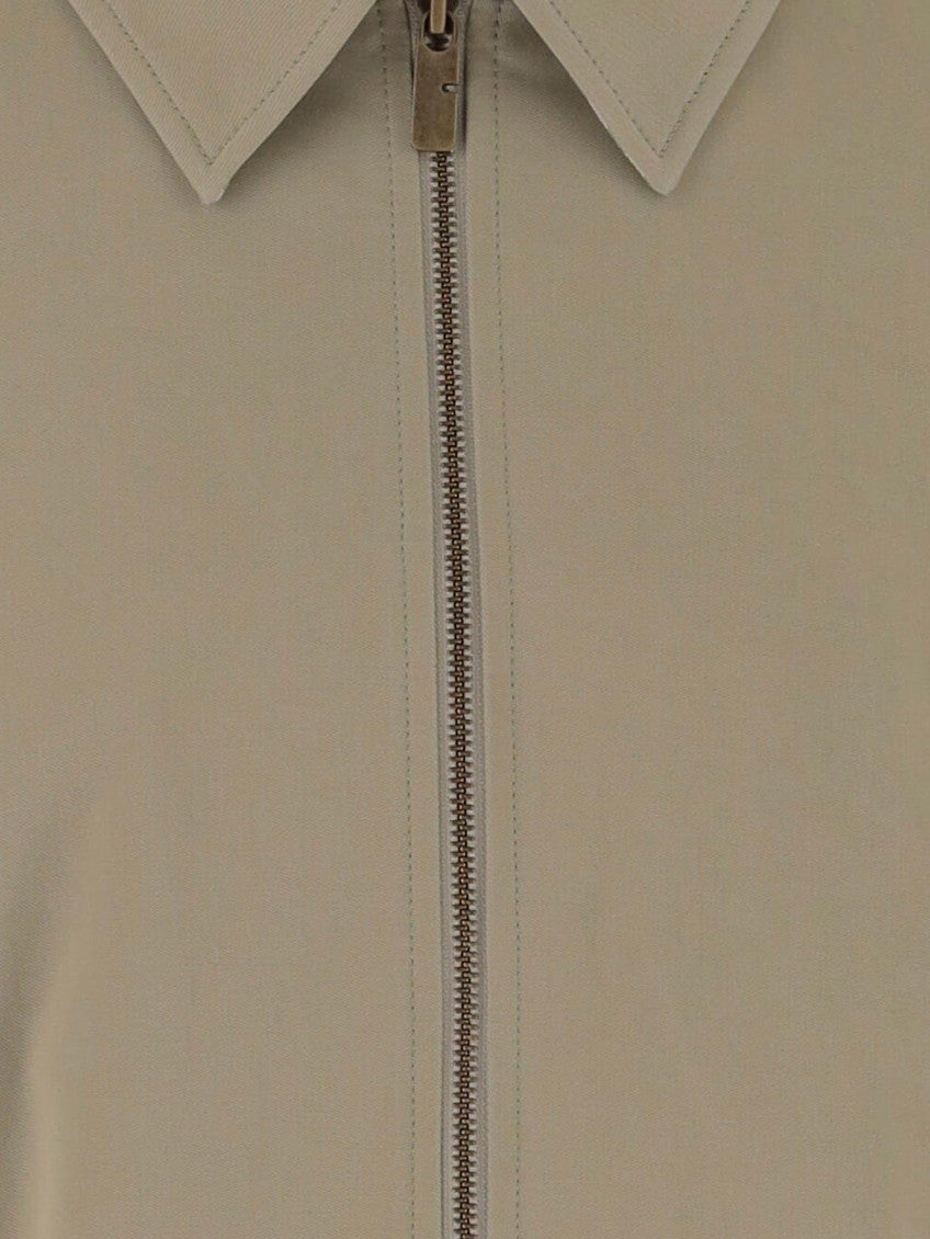 Beige Shirt Collar Jacket 3