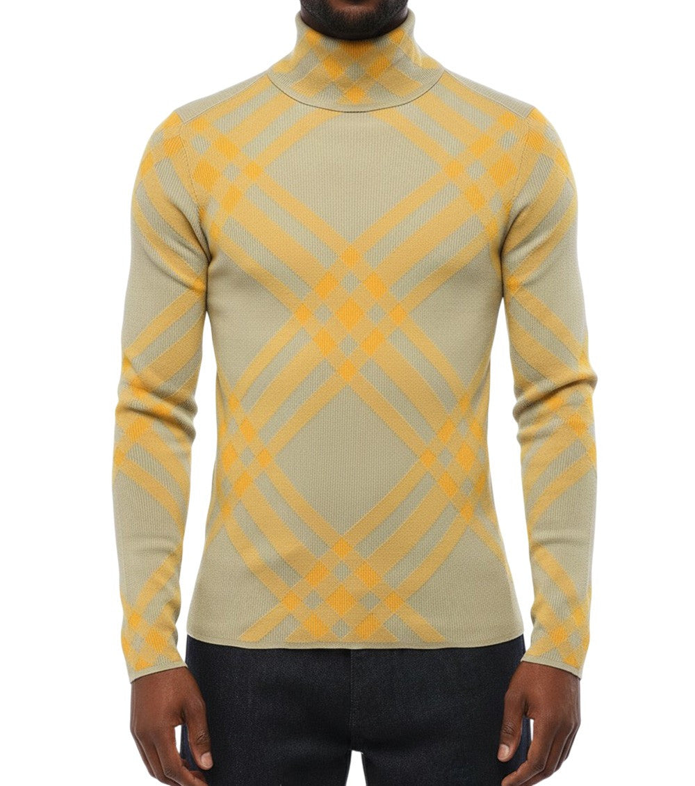 Beige Turtle Neck Sweater 1
