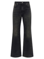 Black Relaxed Mid Rise Jeans 1