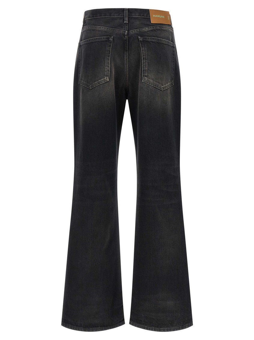 Black Relaxed Mid Rise Jeans 2