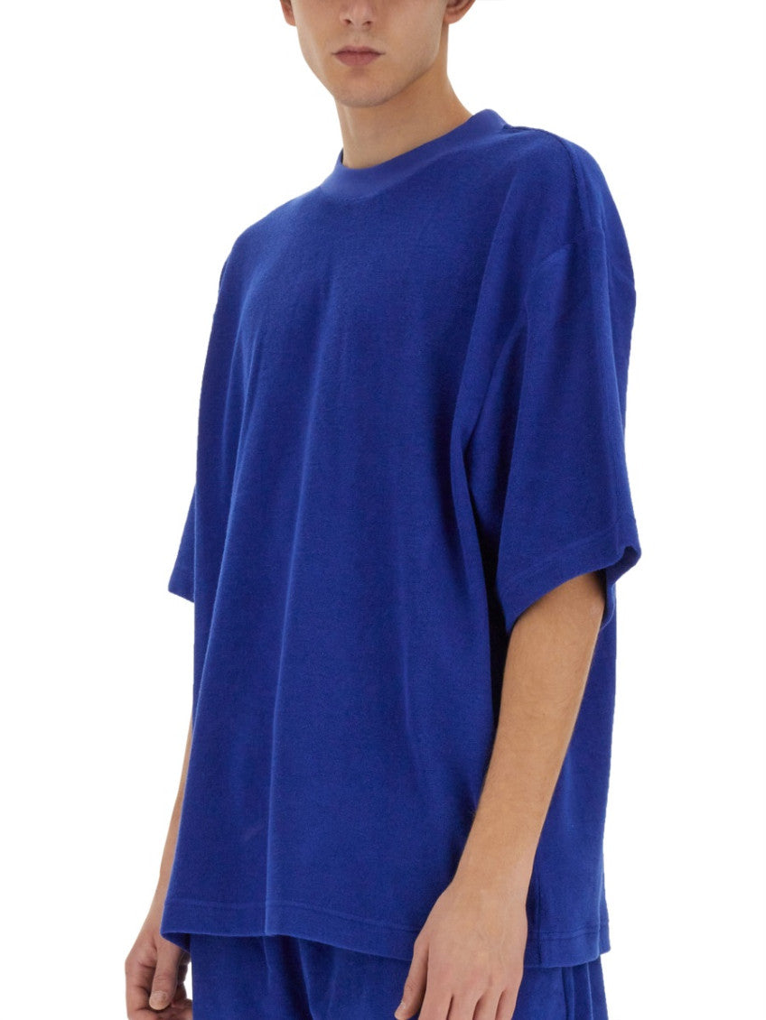 Blue Crew Neck T-Shirt 4