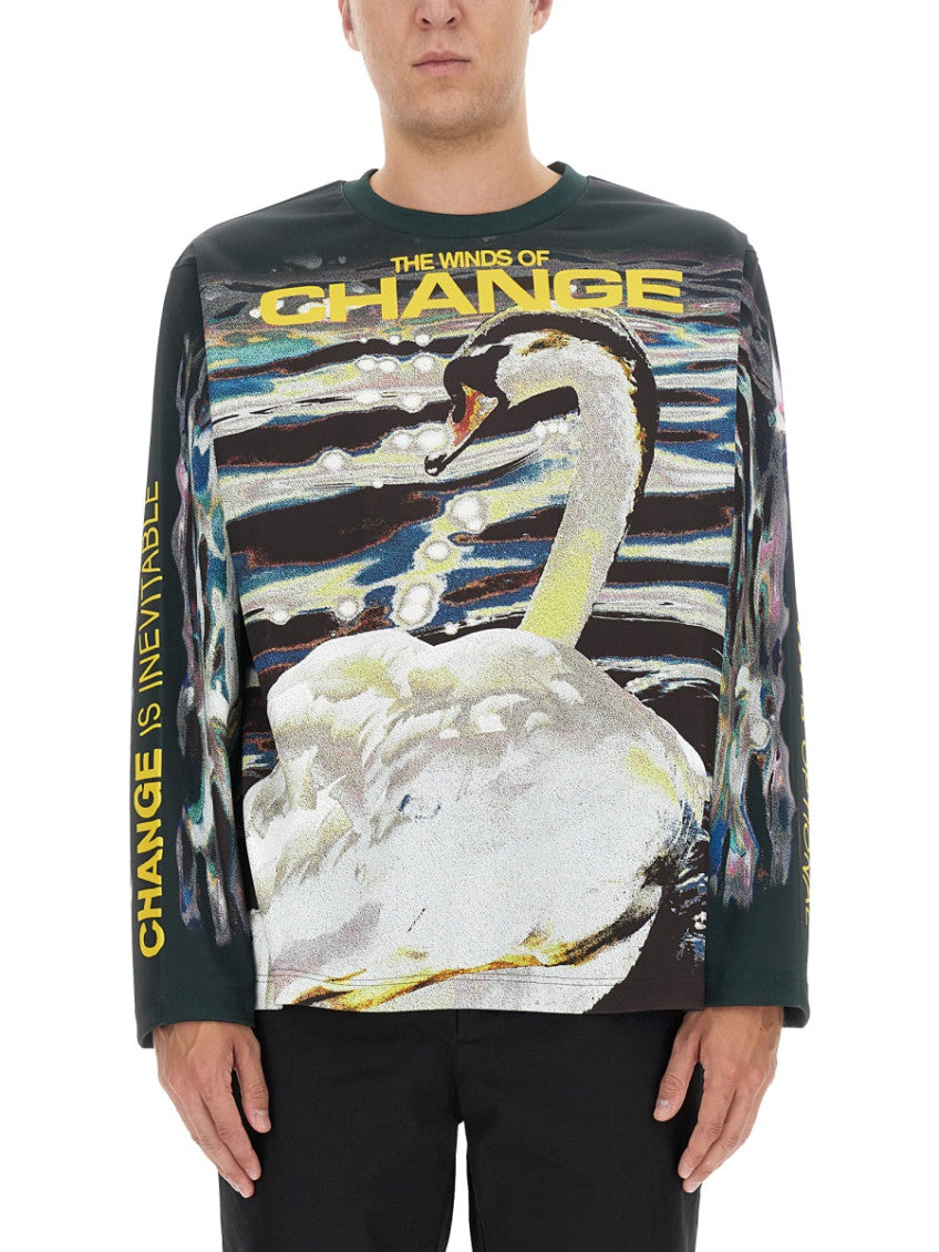 Multicolor Crew Neck T-Shirt 1