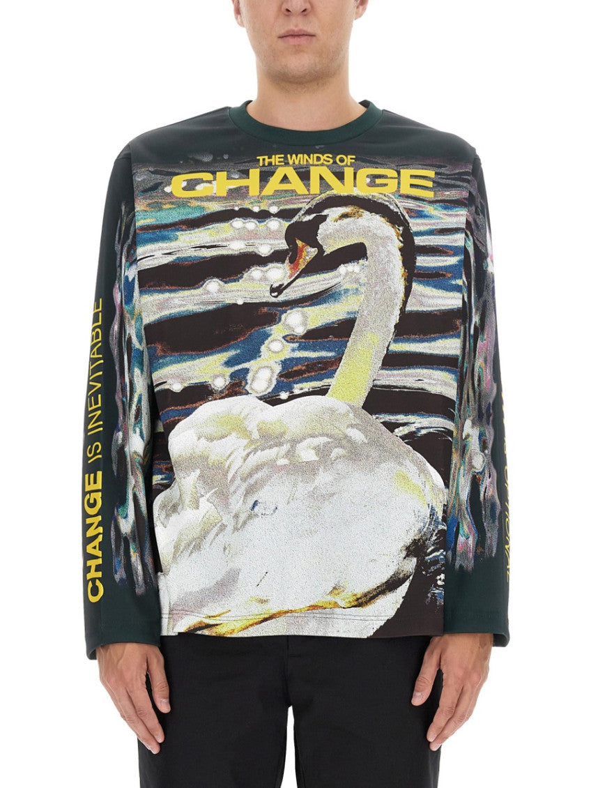 Multicolor Crew Neck T-Shirt 4