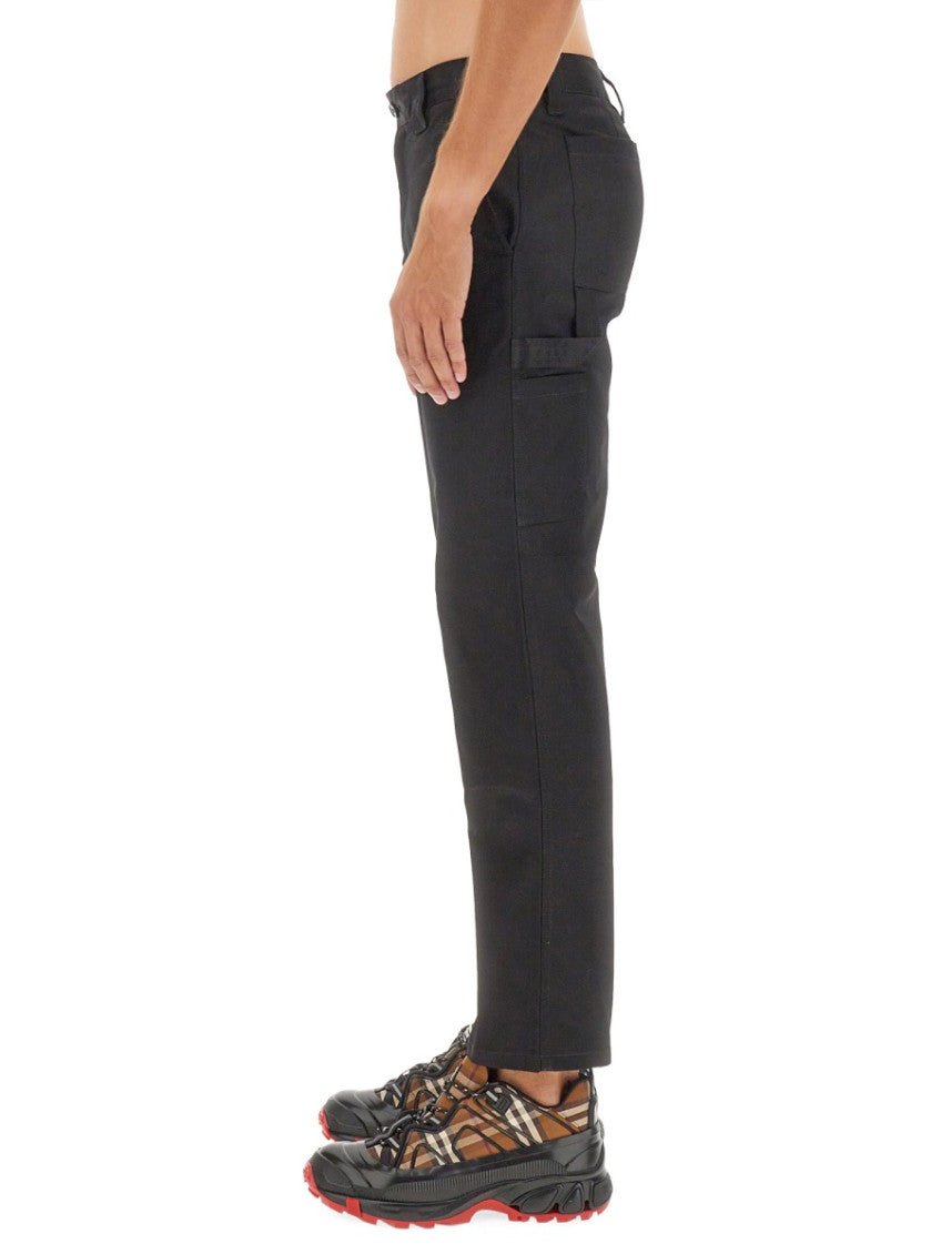 Black Regular Cargo Pants 4