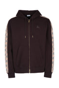 Dark Brown Regular Hoodie 1