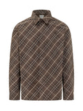 Brown Regular Plaid Shirt 1