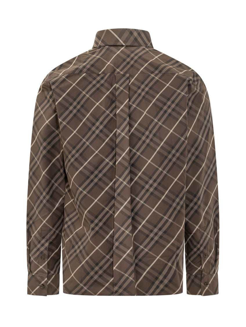 Brown Regular Plaid Shirt 2