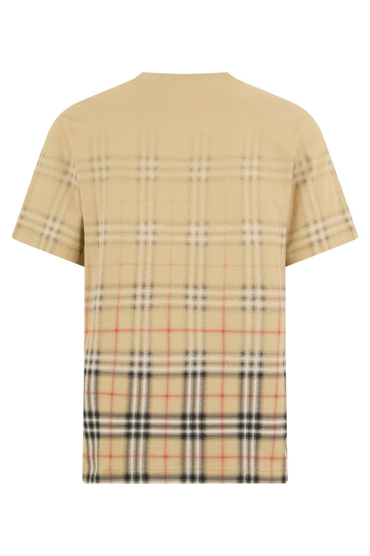 Beige Crew Neck T-Shirt 2