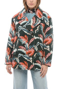 Multicolor Floral Notched Lapel Blazer 1