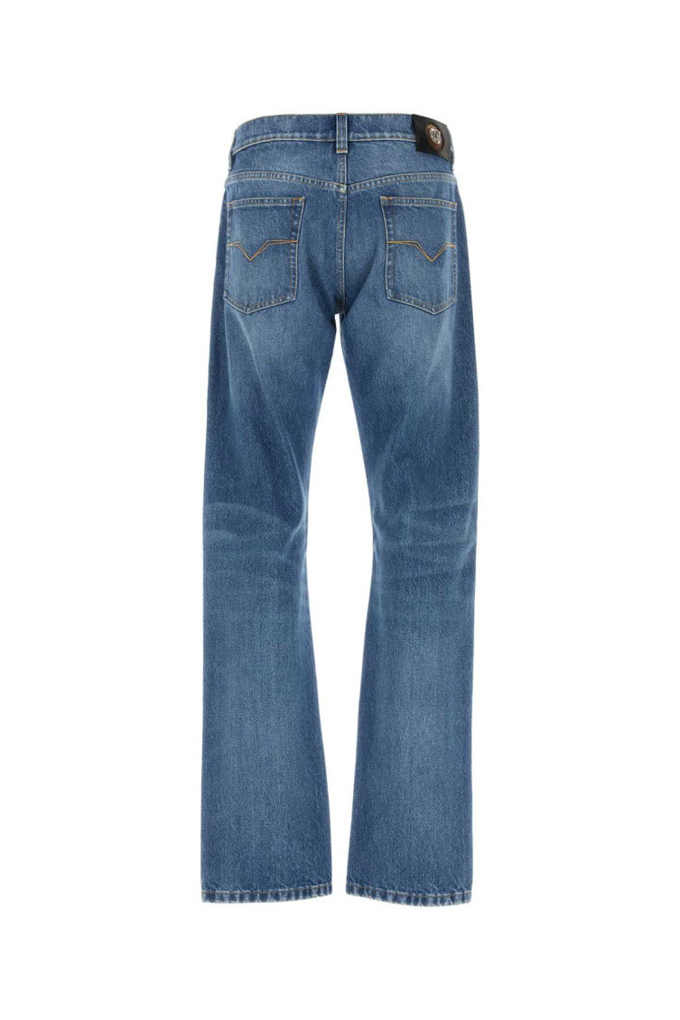Light Blue Straight Jeans 2