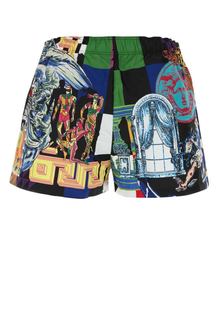 Multicolor Printed Swim Shorts 2