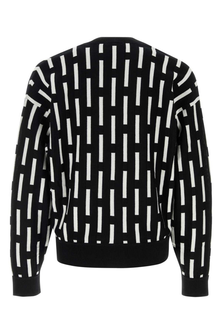 Black V Neck Cardigan 2