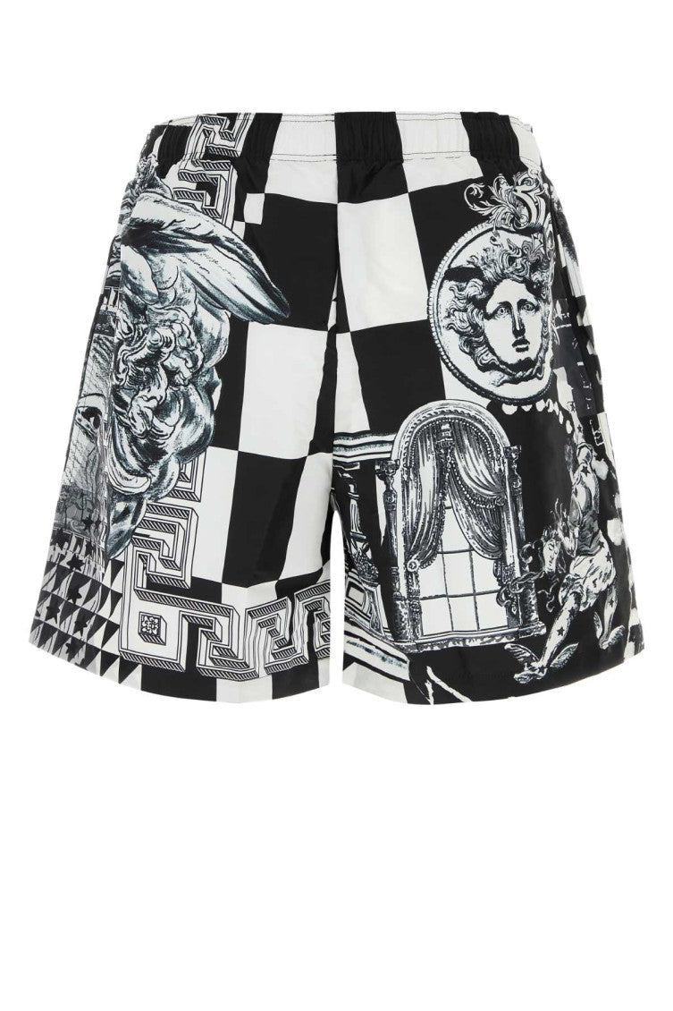 Multicolor Printed Swim Shorts 2