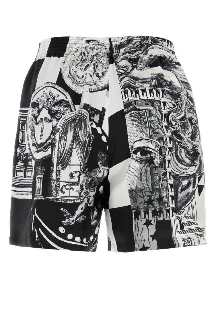 Multicolor Printed Bermuda Shorts 2