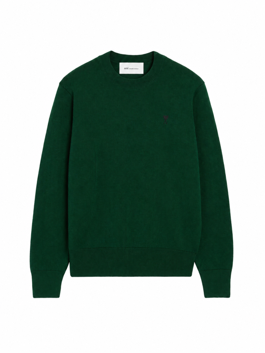 Bottle Green Regular Sweater 1