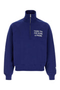 Blue Half Zip Sweatshirt 1