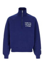 Blue Half Zip Sweatshirt 1
