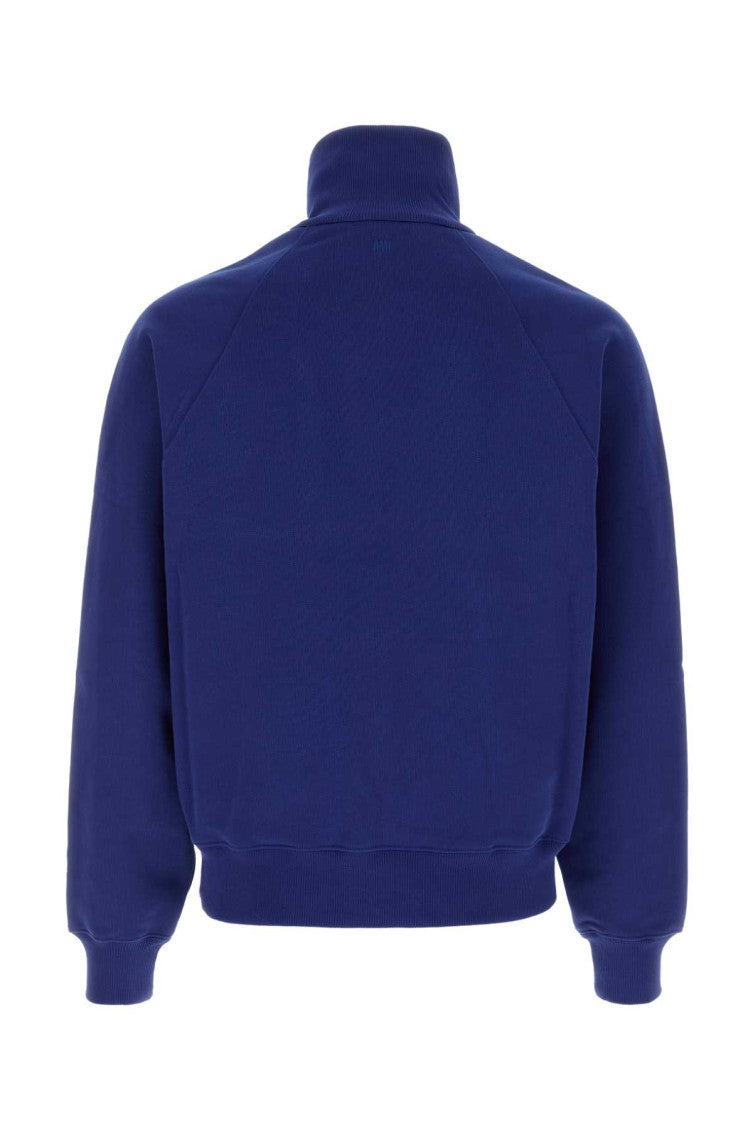 Blue Half Zip Sweatshirt 2