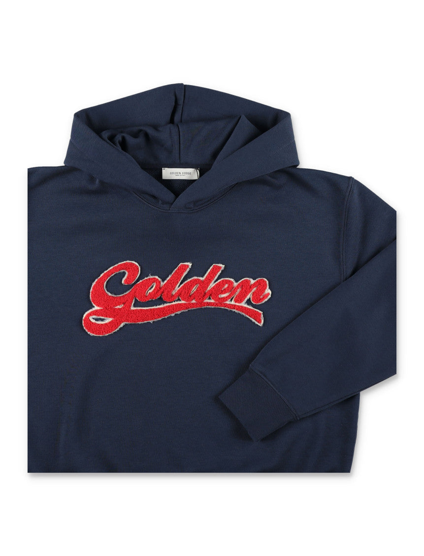 Boys Navy Logo Hoodie 2