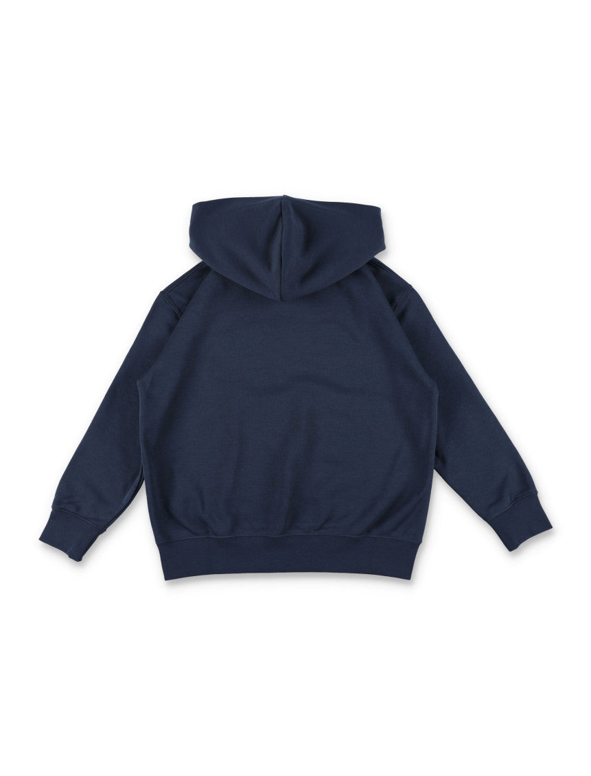 Boys Navy Logo Hoodie 3