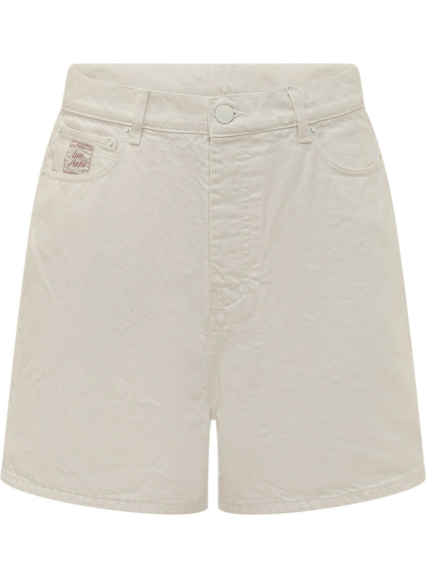 Off White Loose Shorts 1