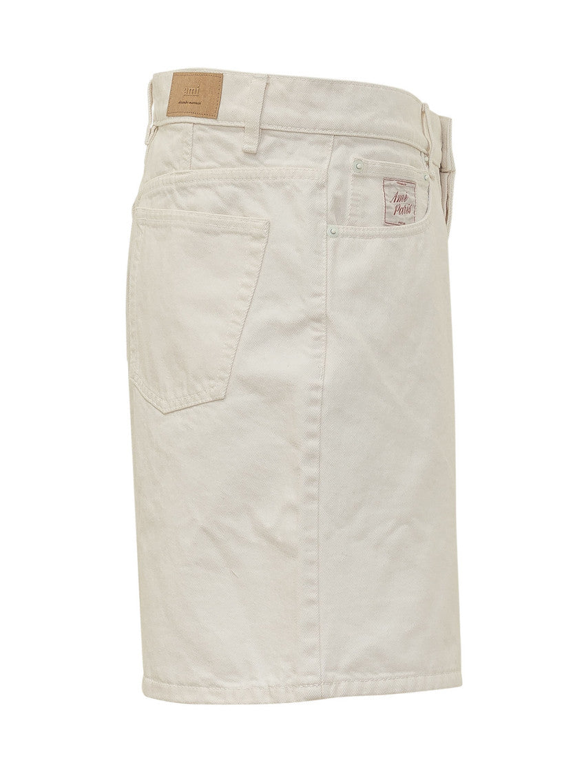 Off White Loose Shorts 3