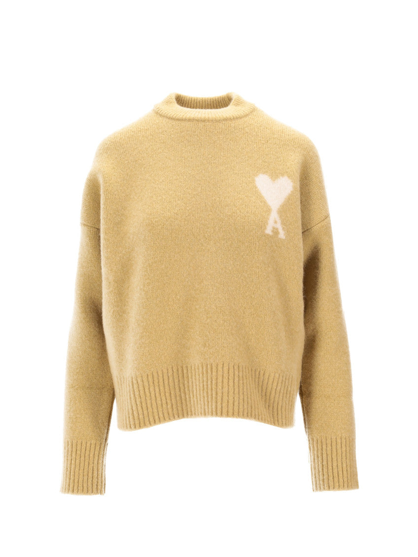 Yellow Crew Neck Sweater 1