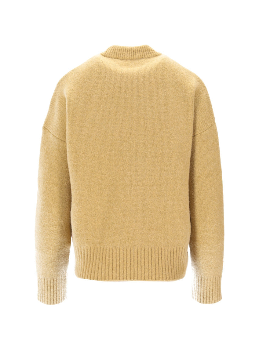 Yellow Crew Neck Sweater 4