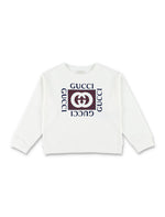 Girls White Logo Sweatshirt 1