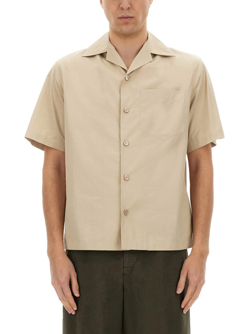Beige Regular Solid Shirt 1