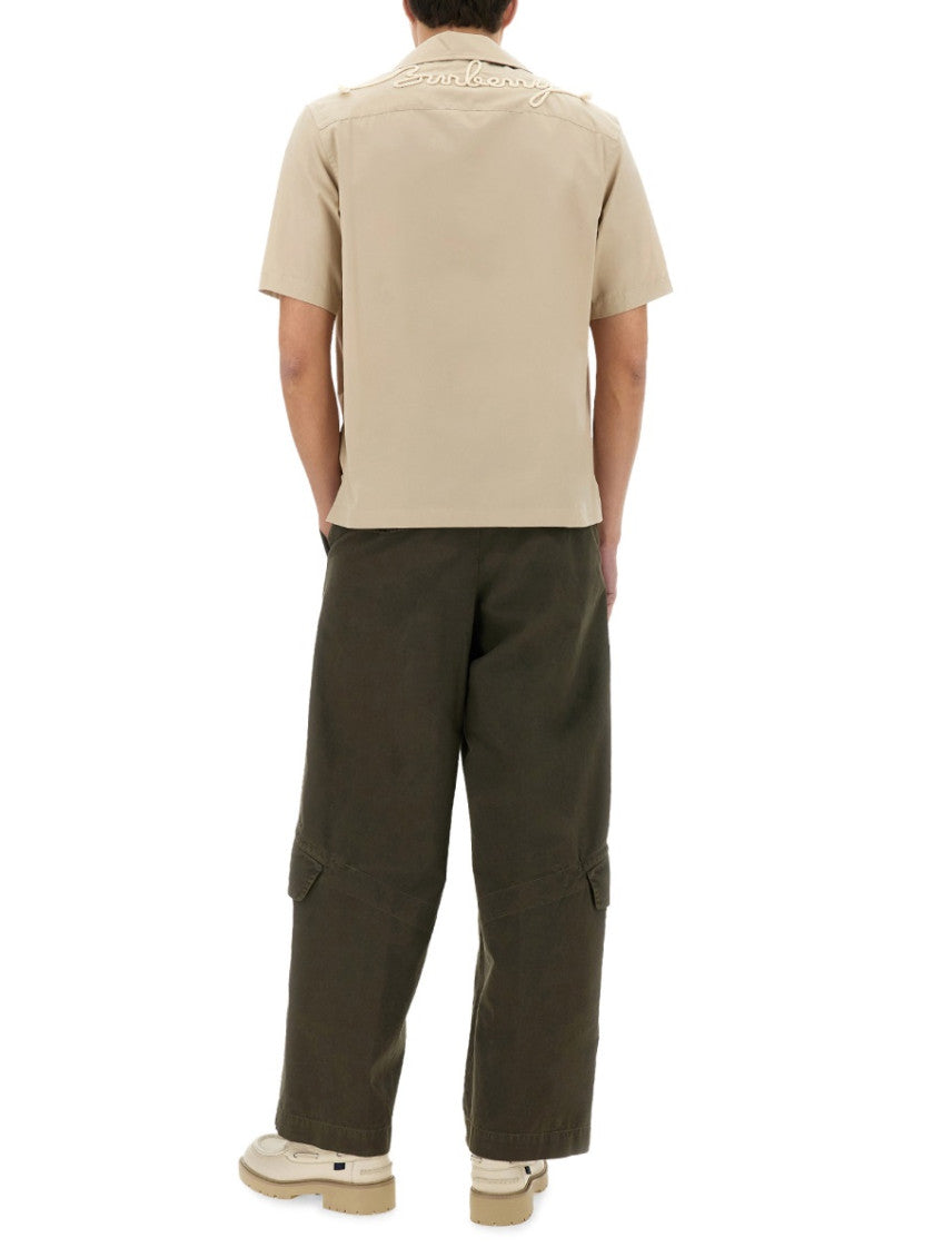Beige Regular Solid Shirt 4
