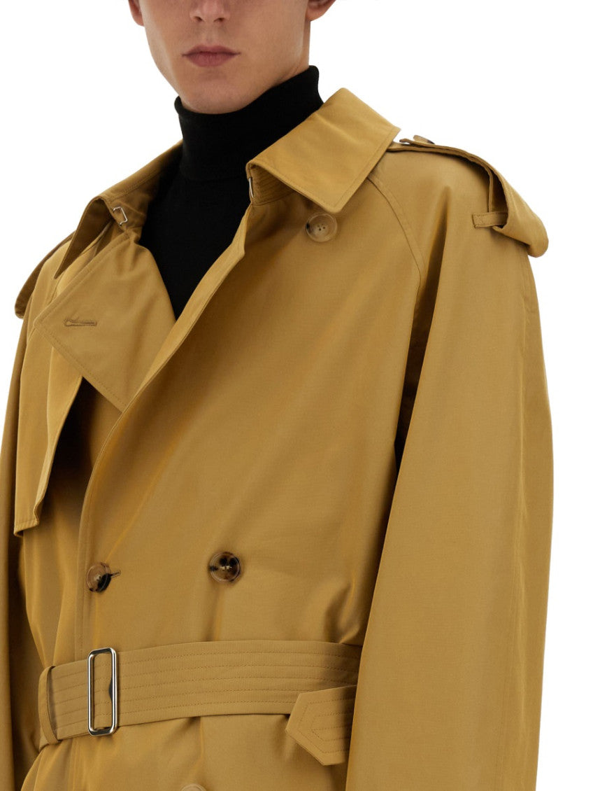 Beige Relaxed Trench Coat 4