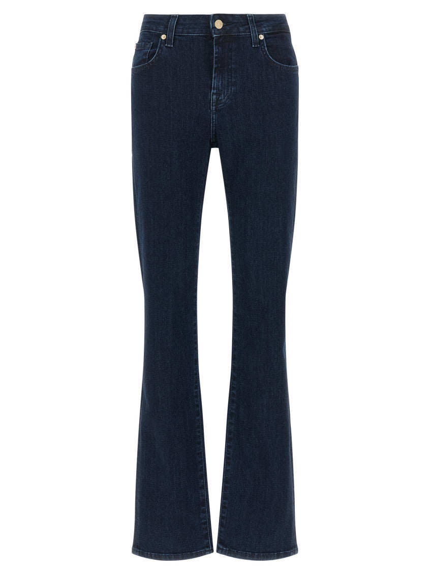 Dark Blue Mid Rise Jeans 1