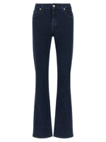 Dark Blue Mid Rise Jeans 1