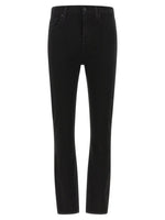 Black Skinny Mid Rise Jeans 1