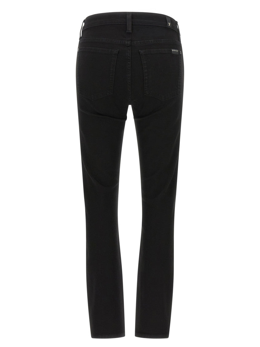 Black Skinny Mid Rise Jeans 2