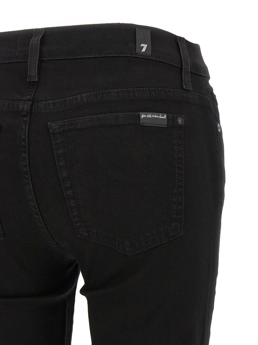 Black Skinny Mid Rise Jeans 4