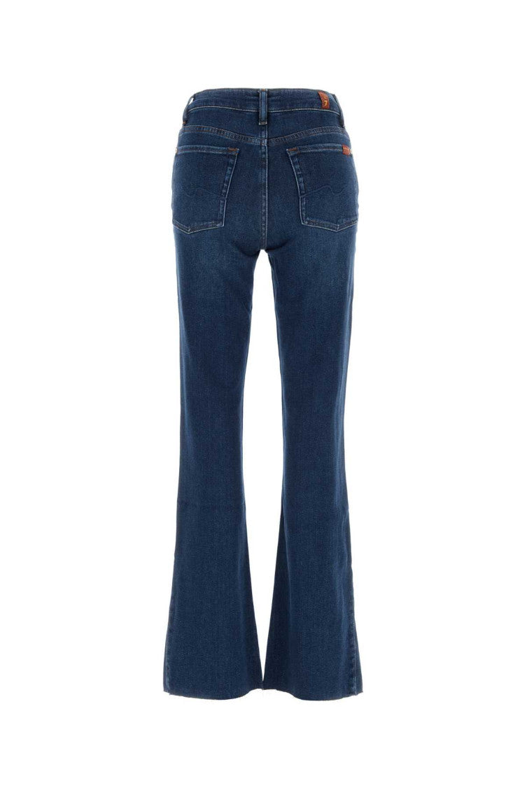 Dark Blue High Rise Jeans 2