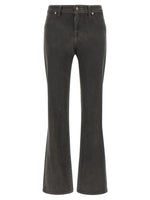 Dark Grey Mid Rise Jeans 1