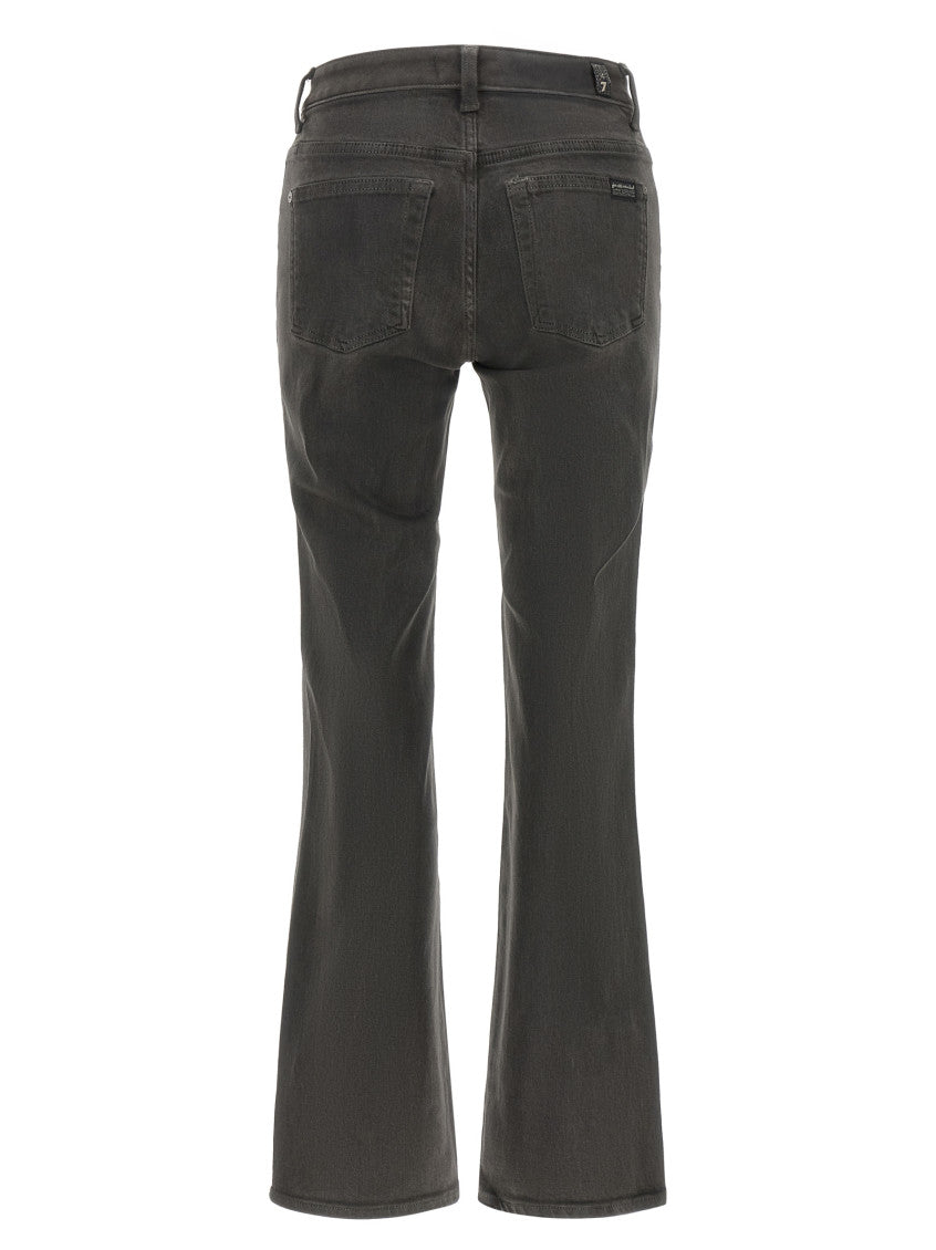 Dark Grey Mid Rise Jeans 2