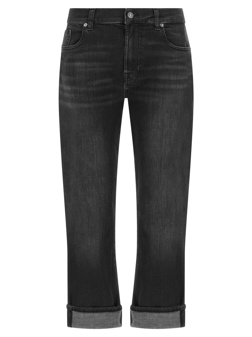 Black Relaxed High Rise Jeans 1