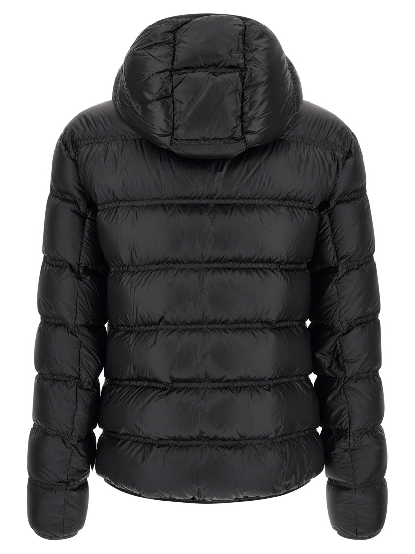 Black Hooded Down Jacket 2