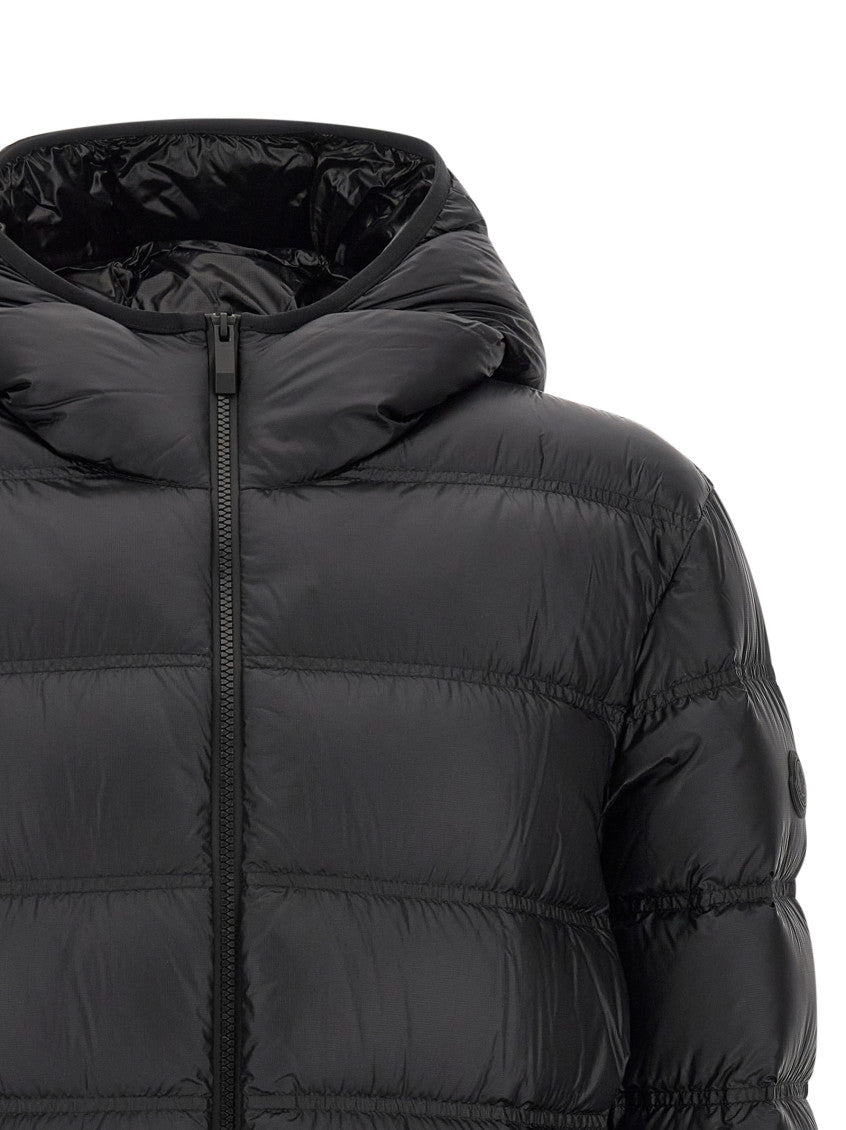 Black Hooded Down Jacket 3
